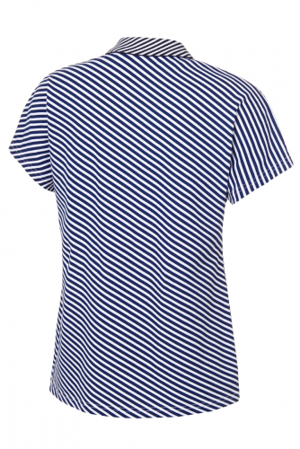 Рубашка Поло женская (синий/белый) w13210sf-nn181