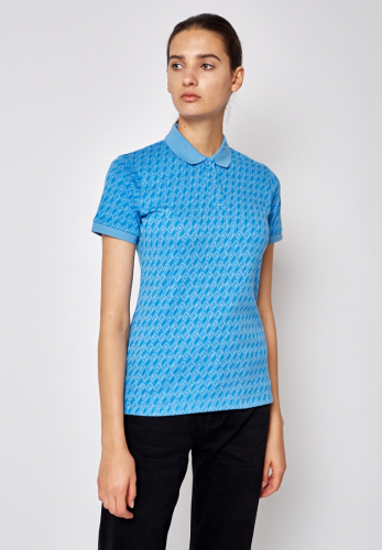 Рубашка поло женская (голубой) w13202fs-aa182