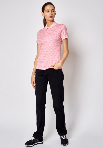 Рубашка поло женская (розовый) w13202fs-pp182