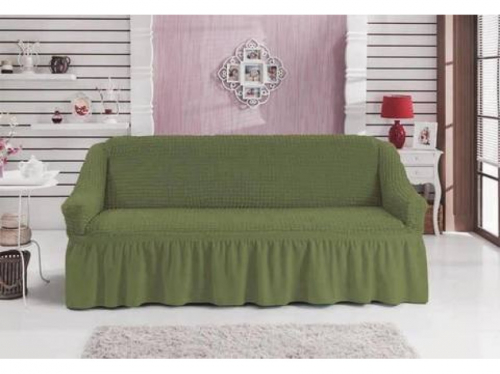 Чехол на диван зеленый