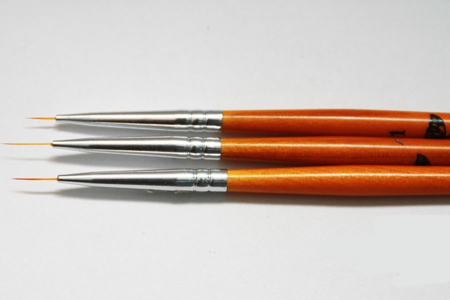 Кисть для маникюра EzFlow Nail System (3 шт.) (КОПИИ)