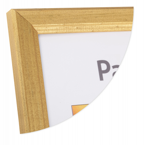 Рамка для сертификата Светосила Радуга 21x30 (A4) золото, сосна с пластиком