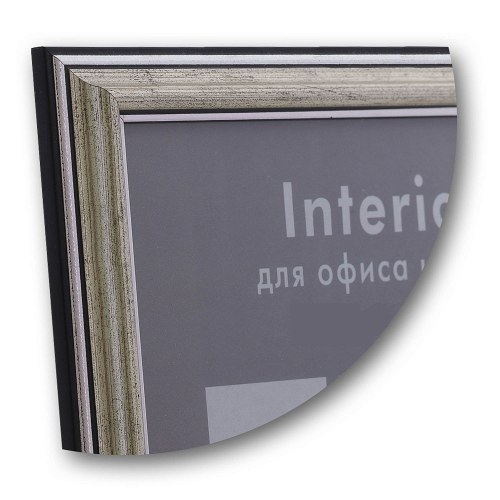 Фоторамка Interior Office 10x15 (А6) 290 серебро, со стеклом