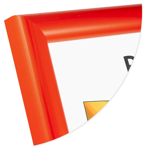 Рамка для сертификата Светосила Радуга 21x30 (A4) оранжевый, с пластиком