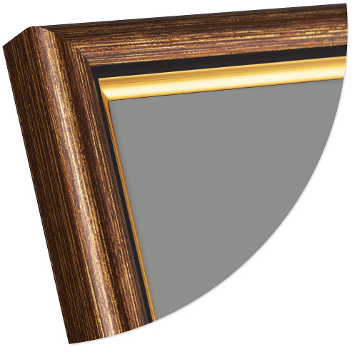Рамка для сертификата Interior Office 21x30 (A4) 580 латунь, со стеклом