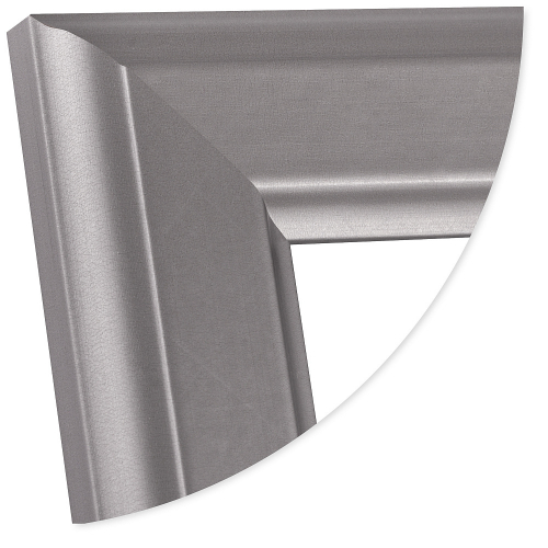 Рамка для сертификата DB8 21x30 (A4) Luxe серебро, МДФ со стеклом