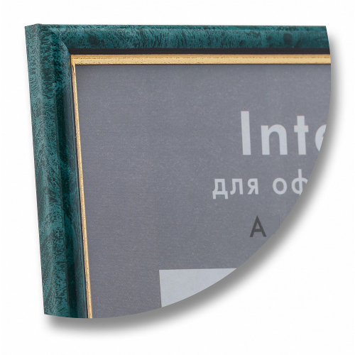 Рамка для сертификата Interior Office 21x30 (A4) 585 малахит, со стеклом