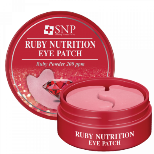 Гидрогелевые патчи для глаз с экстрактом пудры рубина SNP Ruby Firming Eye Patch 60шт