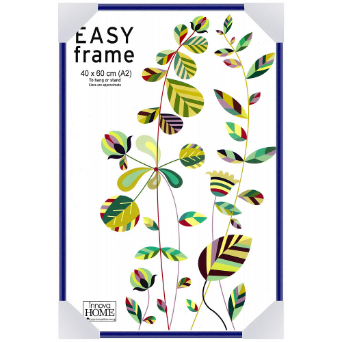 Рамка для постера Innova Easy 40x60 PK9151BLU Standart синий, с пластиком