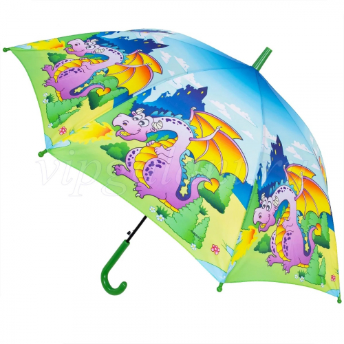 Зонт детский 135 Raindrops трость автомат фотопринт