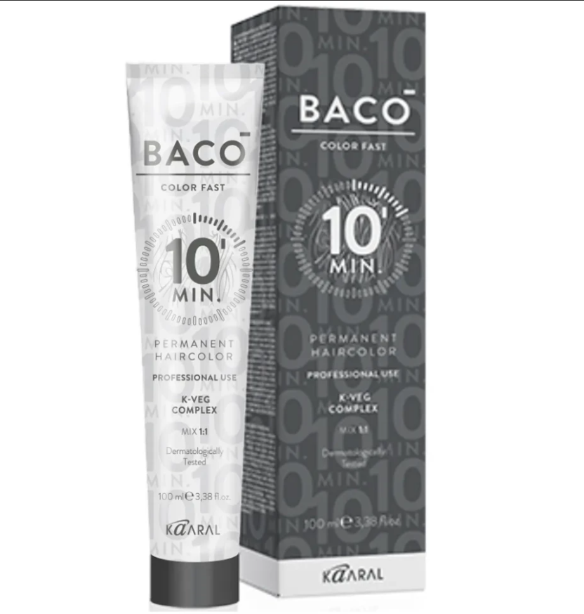 Перманентный 10-минутный краситель Kaaral Baco Color Fast 100мл