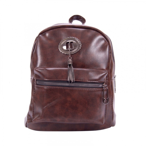 Рюкзак женский коричневый р-р 22х33х12 арт RM-32