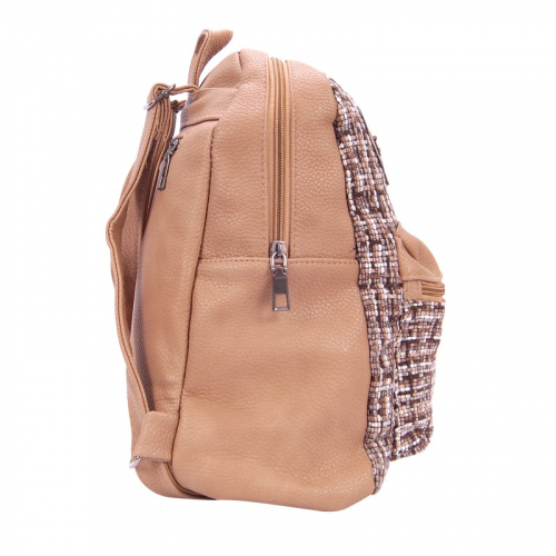 Рюкзак женский коричневый р-р 27х34х10 арт RM-11
