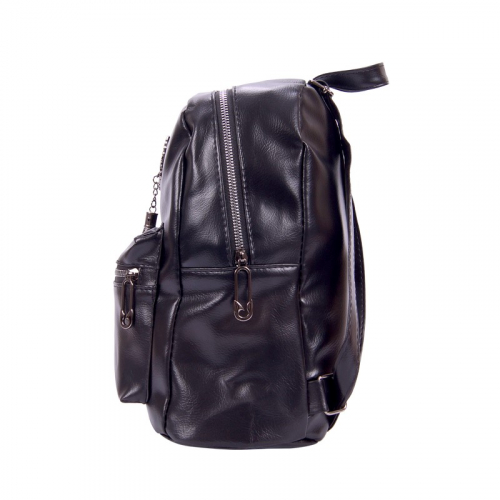 Рюкзак женский черный р-р 22х33х12 арт RM-34