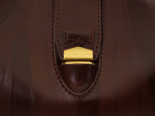 Коричневая кожаная женская сумка из натуральной кожи «W0023 Brown»