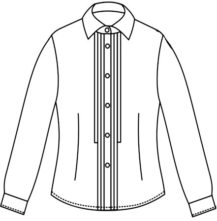 Блуза школьная, модель 0681