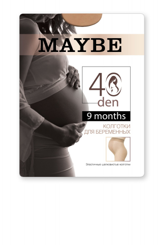 MAYBE, Колготки женские 40 для беременных MAYBE
