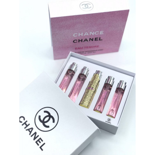 Набор парфюмов Chanel Chance Eau Tendre 5х11ml копия