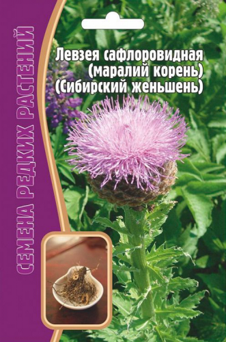 36 р.66 р.Семена Левзея сафлоровидная, или Сибирский женьшень, или Маралий корень (10 шт.уп.)