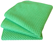 Полотенце для кухни букле зеленое
