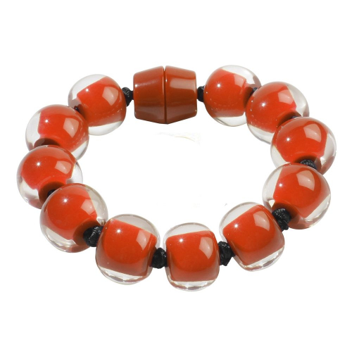 Браслет Colourful Beads Оранжевый