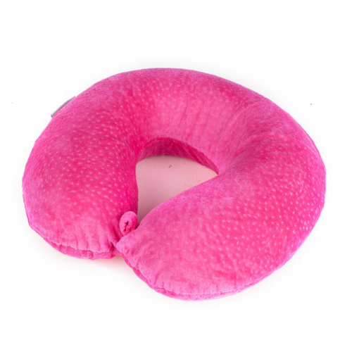 Подушка с эффектом памяти розовый