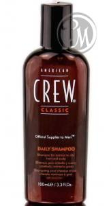 American crew daily shampoo шампунь для ежедневного ухода за нормальными и жирными волосами 100мл БС