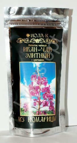 Иван-чай Элитный с цветками фольгированный zip-lock пакет
