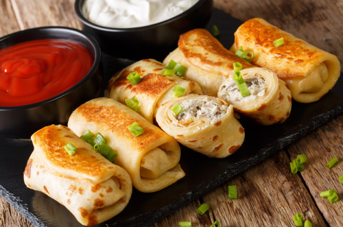 Блинчики с Курицей