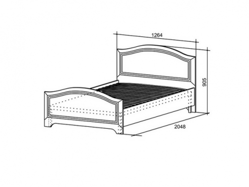 Кровать 1,2х2,0 