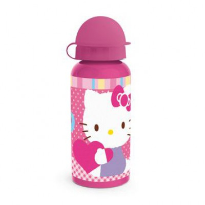 Бутылка алюминиевая (400 мл). Hello Kitty