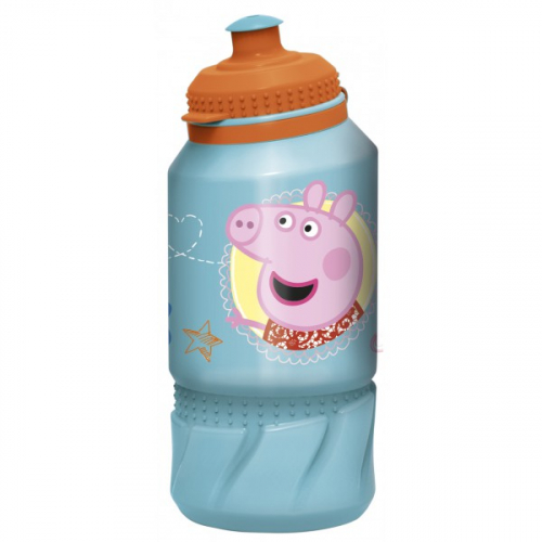 Бутылка пластиковая (спортивная 420 мл). Свинка Пеппа