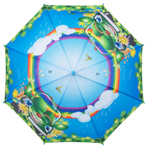 Зонт детский 431N Multibrand автомат трость рисунок 3D
