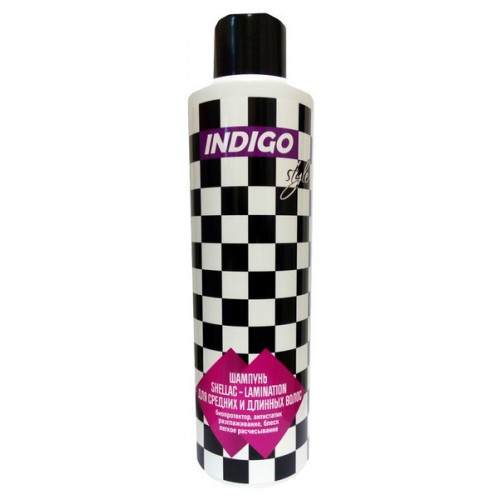 INDIGO Shampoo Shellac-Keratin For Long Hair Шампунь-шеллак кератирование для средних и длинных волос 1000 мл (Sh11143)