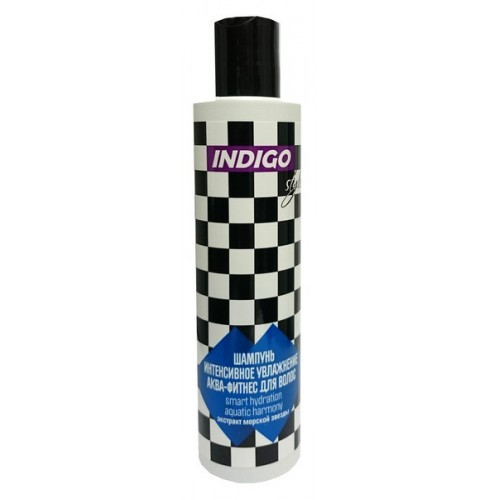 INDIGO Shampoo Intensive Moisturizing - Aqua Fitness For Hair Шампунь интенсивное увлажнение Аква-аэробика для волос 200 мл (Sh11139)