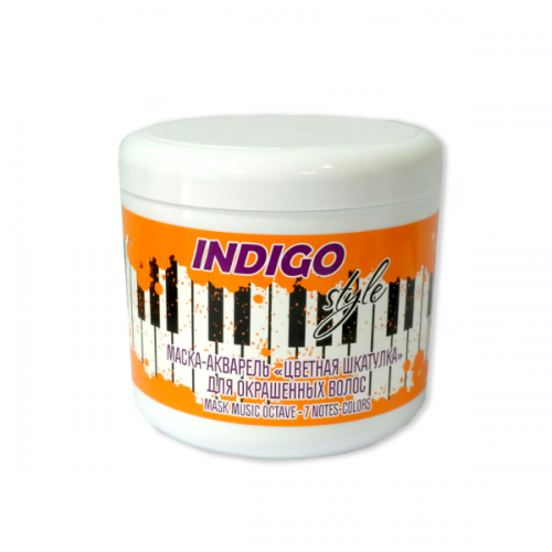 INDIGO Mask Music Octave - 7 Notes-Colors Маска-акварель для окрашенных волос 500 мл (M11116)