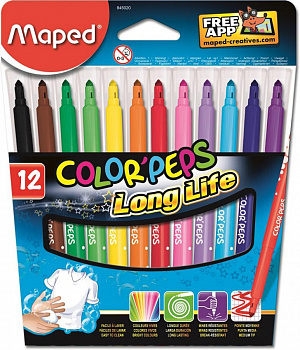 845020 Фломастеры Maped COLOR'PEPS Long Life