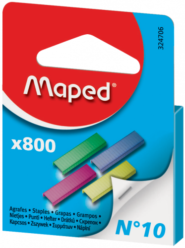 324706 Скобки Maped №10 цветные