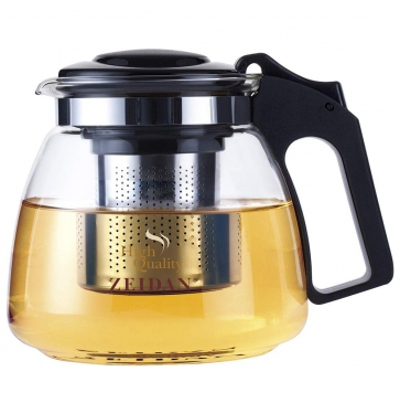 Заварочный чайник Zeidan Z-4244 стекло 900мл съемный фильтр подарочная упаковка  (24) оптом