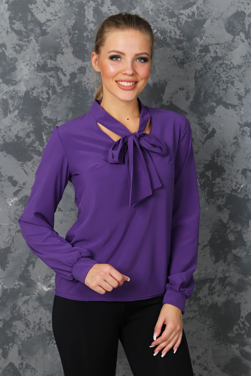 Сиреневая блузка с чем носить фото