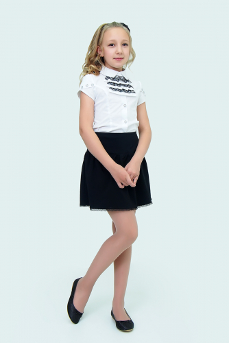 Блузка школьная арт. 2В6-3 + манишка