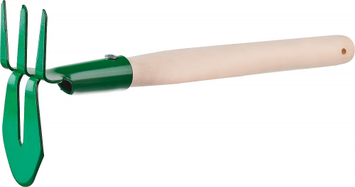 Мотыга-рыхлитель, РОСТОК 39625, с деревянной ручкой, 