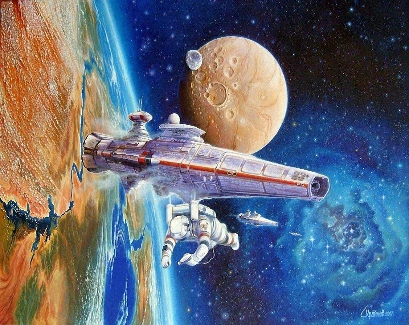 Картины художников о космосе