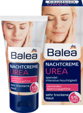 Balea (Балеа) Urea Nachtcreme Ночной крем для лица с мочевиной 5%, маслом Ши и витамином E, 50 мл