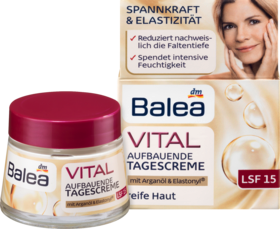 Balea (Балеа) VITAL Aufbauende Tagescreme активизирующий Дневной крем для лица, 50 мл