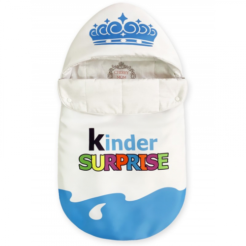 Конверт Kinder Surprise голубой Корона