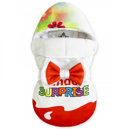 Конверт Kinder Surprise красный Цветы