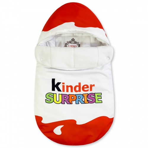 Конверт Kinder Surprise красный