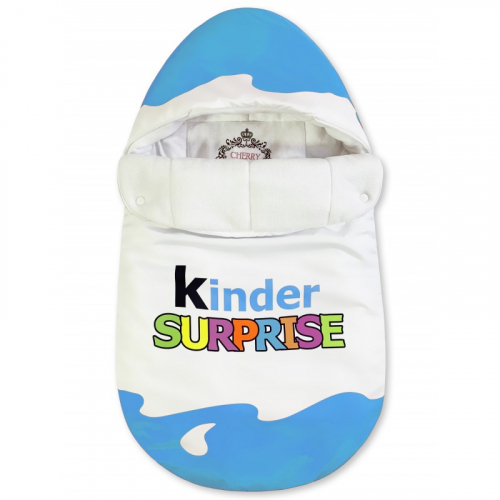 Конверт Kinder Surprise голубой