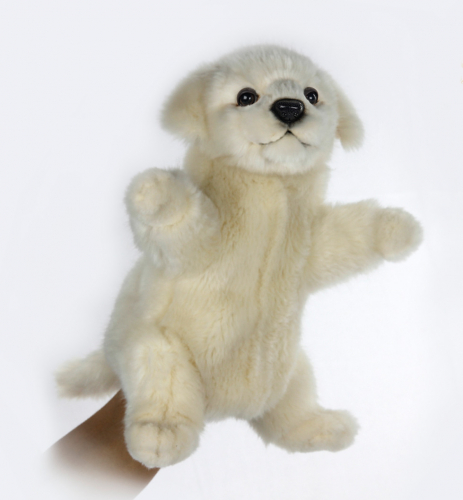 7338 Мареммо-абруццкая овчарка, игрушка на руку, 28 см